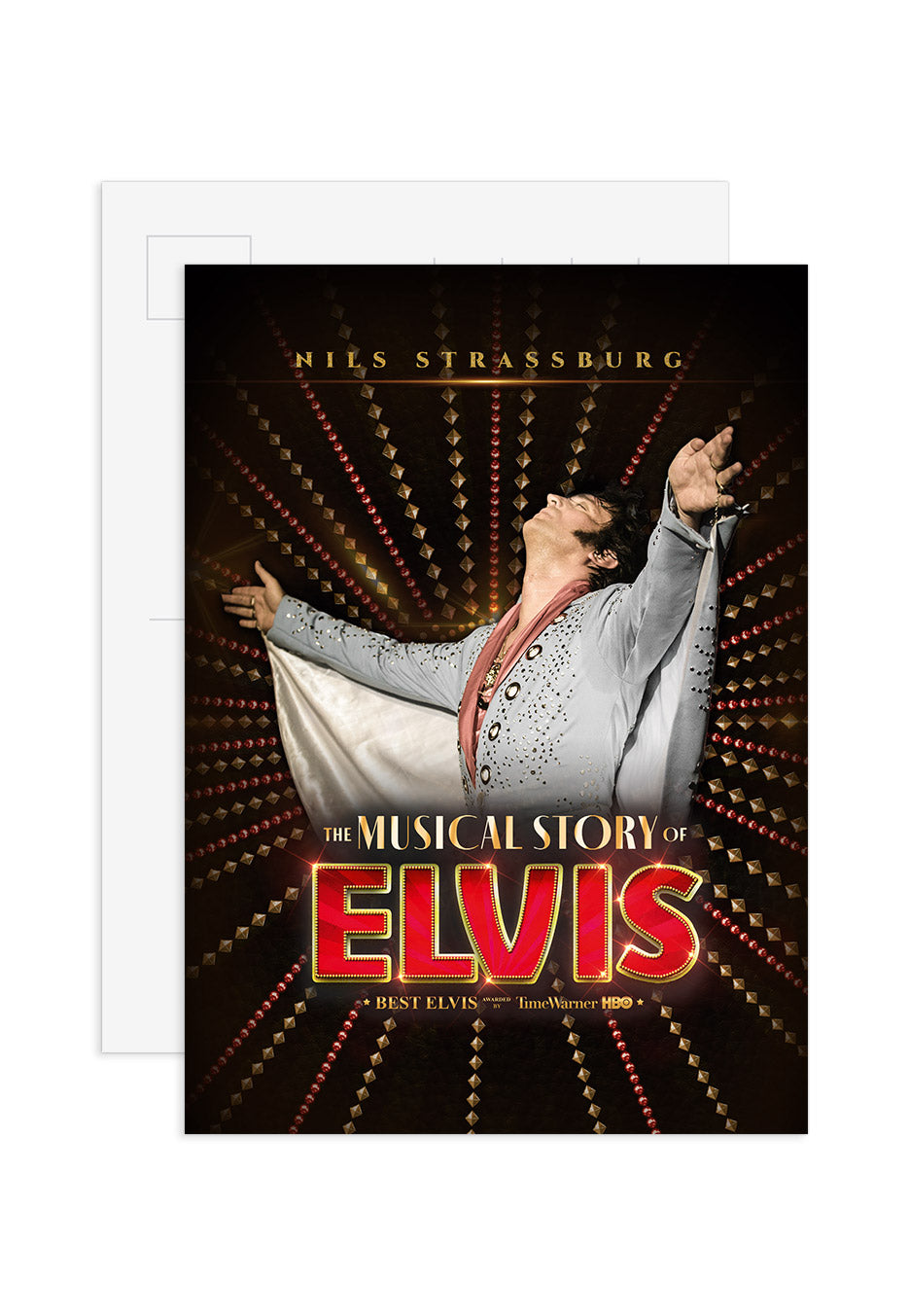 Elvis By Nils Strassburg - The Musical Story Of Elvis Set Of 3 - Postcards