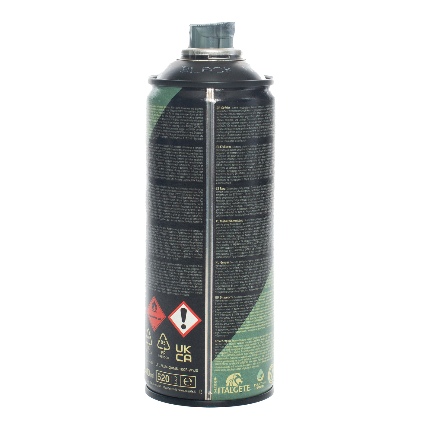 Marteria - Amazonas Black - Graffiti Can | Neutral-Image